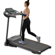 2.5HP Folding Treadmill Portable Running Walking Compact Exercise Machine with 12 Preset Program, LED Display, Easy Assembly for Home