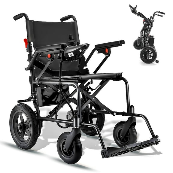 WEYRAL Electric Foldable Wheelchair for Adults, 500W Dual Motors, 18 Miles, Upgraded Electromagnetic Intelligent Brake