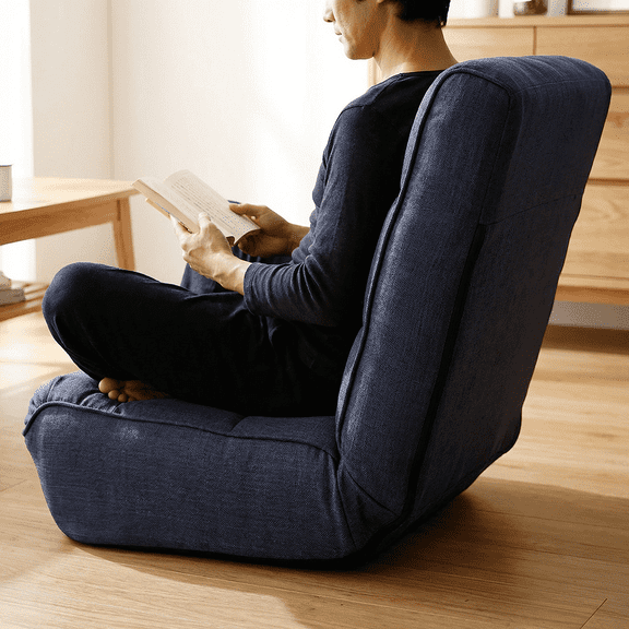 Foldable Ergonomics Single sofa reclining chair Japanese chair lazy sofa tatami balcony reclining chair leisure sofa adjustable chair