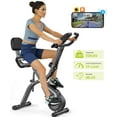 thumbnail image 1 of Folding Exercise Bike,10-Level Magnetic Quiet Resistance, 330LBS Capacity, Dprodo Upright Compact Indoor Cycling Bike for Home Workouts (Gray), 1 of 10