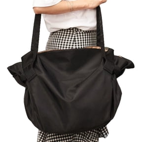 Foldable Expandable Travel Duffel Bag, Waterproof Portable Luggage Bag with Large Capacity, Space Saving Carry On Tote for Weekend Trips, Gym, Shopping and Extra Travel Storage