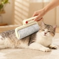thumbnail image 1 of Foldable Extra Large Tearable Lint Roller - Portable Pet Hair Remover for Clothes and Upholstery, Easy-To-Tear Sheets to Remove Pet Fur, Compact Design for Travel and Home, 6.85*9.45in, White, 1 of 6