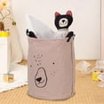 thumbnail image 1 of Foldable Fabric Storage Basket Heavy-Duty Canvas Waterproof, Large Capacity, Reinforced Handles Foldable, Sturdy, Odorless Laundry Hamper, Toy Organizer, General Storage, 1 of 6