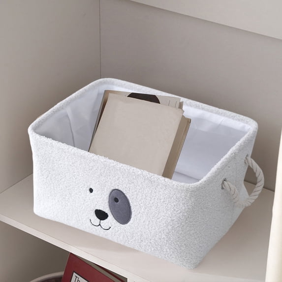 Foldable Fabric Storage Basket Organizer, Multifunctional Portable Collapsible Bin with Handles for Home, Clothing, Toys, Laundry, and Miscellaneous Items Storage Solution - 15.74x11.81x7.87 inches