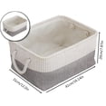 thumbnail image 1 of Foldable Fabric Storage Basket – Soft & Durable Cloth Organizer for Clothes, Toys & Home Essentials – with Handles, 1 of 5