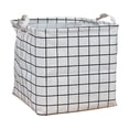 thumbnail image 1 of Foldable Fabric Storage Bin Black 12.6 in x 12.6 in x 12.6 in with Handle for Nursery Kitchen Bedroom Organizer, 1 of 6