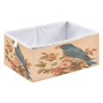 thumbnail image 1 of Foldable Fabric Storage Bin Home Cubes Clothing Organizer Bins Large Collapsible Box Basket for Home Organizer Bluebird on Elegant Branch, 1 of 7