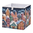 thumbnail image 1 of Foldable Fabric Storage Bin Home Cubes Clothing Organizer Bins Large Collapsible Box Basket for Home Organizer Cartoon Colorful House, 1 of 7