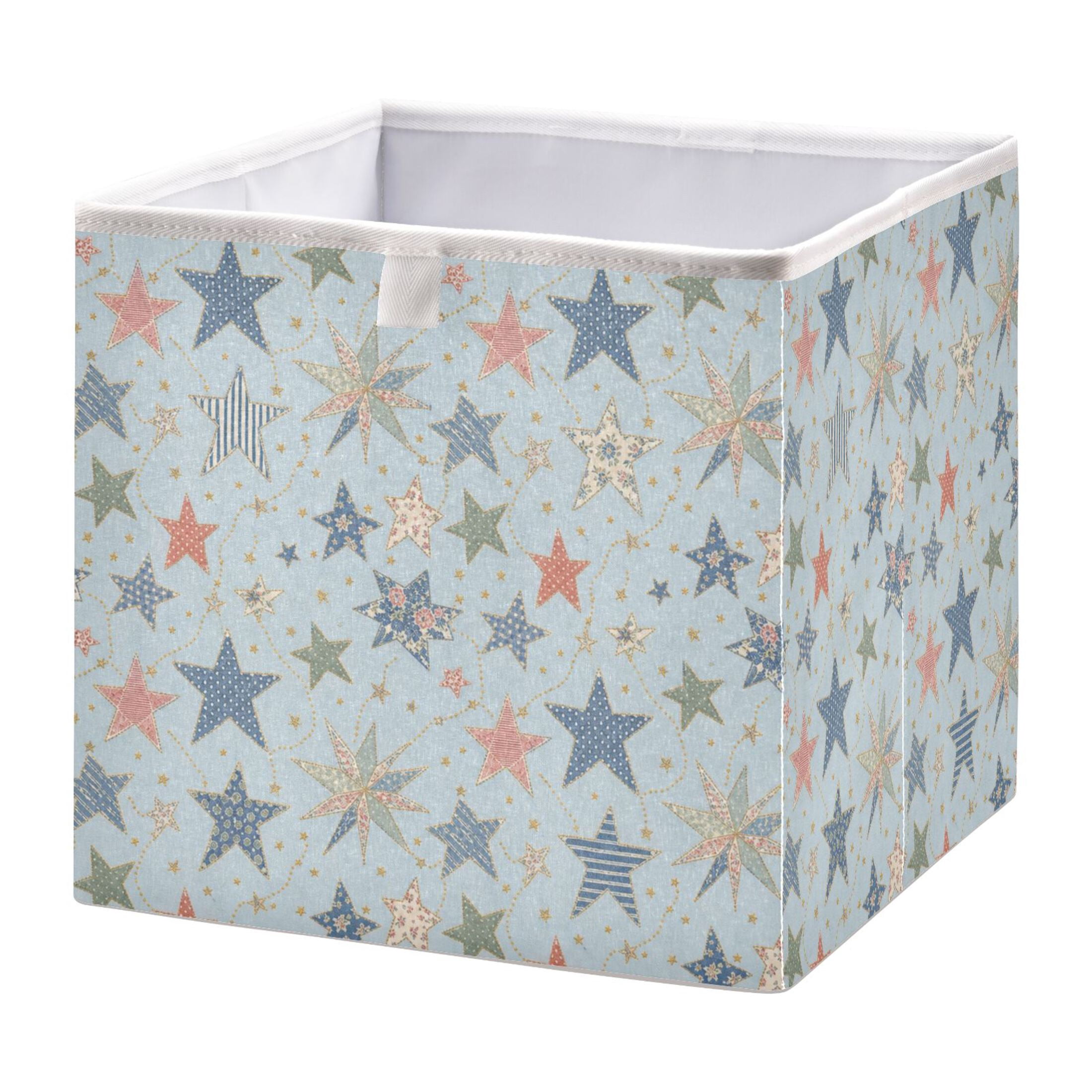Pattern Colthings Foldable Fabric Storage Bin Home Cubes Clothing Organizer Bins Large ...