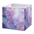 thumbnail image 1 of Foldable Fabric Storage Bin Home Cubes Clothing Organizer Bins Large Collapsible Box Basket for Home Organizer Pink and Blue Marble Texture, 1 of 8