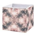 thumbnail image 1 of Foldable Fabric Storage Bin Home Cubes Clothing Organizer Bins Large Collapsible Box Basket for Home Organizer Soft Pink Tie-dye Pattern, 1 of 7