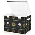 thumbnail image 1 of Foldable Fabric Storage Bin With Handle Collapsible Basket Box Storage With Lid Organizer Panda & The Sun, 1 of 7