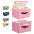 2/4/6/Pcs Collapsible Fabric Cube Storage Bins Small Large Home