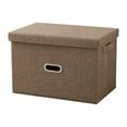 thumbnail image 1 of Foldable Fabric Storage Bins with Handles Rectangular Organizer Baskets for Shelves Drawer Closet Organization Collapsible Storage Boxes for Wardrobe Bedroom Home Organizing Solutions, 1 of 8