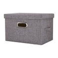 thumbnail image 1 of Foldable Fabric Storage Bins with Handles Rectangular Organizer Baskets for Shelves Drawer Closet Organization Collapsible Storage Boxes for Wardrobe Bedroom Home Organizing Solutions, 1 of 7