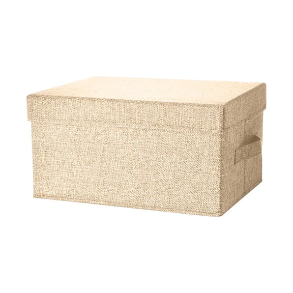 Foldable Fabric Storage Bins with Handles Rectangular Organizer Baskets for Shelves Drawer Closet Organization Collapsible Storage Boxes for Wardrobe Bedroom Home Organizing Solutions