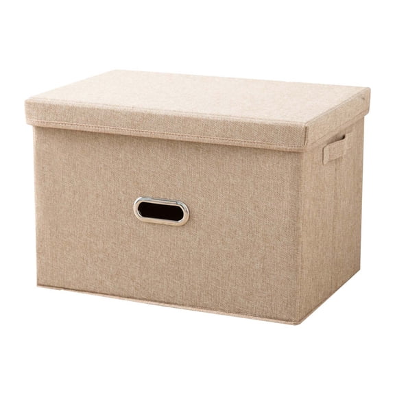 Foldable Fabric Storage Bins with Handles Rectangular Organizer Baskets for Shelves Drawer Closet Organization Collapsible Storage Boxes for Wardrobe Bedroom Home Organizing Solutions