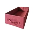 thumbnail image 1 of Foldable Fabric Storage Bins with Handles Rectangular Organizer Baskets for Shelves Drawer Closet Organization Collapsible Storage Boxes for Wardrobe Bedroom Home Organizing Solutions, 1 of 6