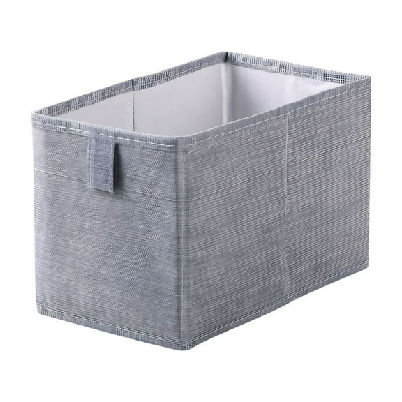Foldable Fabric Storage Bins, ZzCityTK Heavy Duty Non-Woven Organizer Baskets with Reinforced Cardboard, Collapsible Rectangular Storage Cubes for Closet Shelves Toys Home Organization