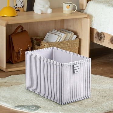 Foldable Fabric Storage Box, Foldable Storage Basket Bins for Organizing Fabric Storage Cubes Organizer Rectangular Storage Bins