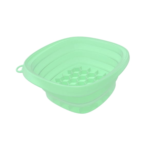Foldable Face Ice Bath Bowl Builts-In Ice Tray For Cooling Relief Portability