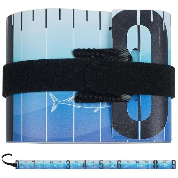 OROOTL Fish Ruler Soft Tape Measure 90cm Waterproof Fish Measuring Ruler Portable Folding Fish Measure Board Easy Accurate Measurement Tool