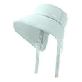 thumbnail image 1 of Foldable Fisherman Bucket Hat - Lightweight Quick Dry Sun For Women Adjustable Outdoor Wide Brim Summer Shield Unisex Breathable Travel Beach Hats Sports Casual Wear All Seasons, 1 of 4