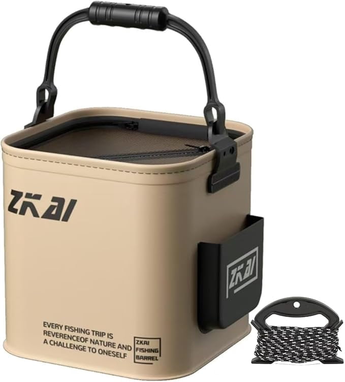 Seau Pliable 20L – Imperméable – Pour Pêche, Bateau, Camping – Neuf