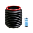 thumbnail image 1 of Foldable Fishing Bucket & Water Pail, 4L Multi-Purpose Collapsible Storage Container with 20pcs Garbage Bags, Portable Trash Can for Car, Outdoor & Camping Use, 1 of 1