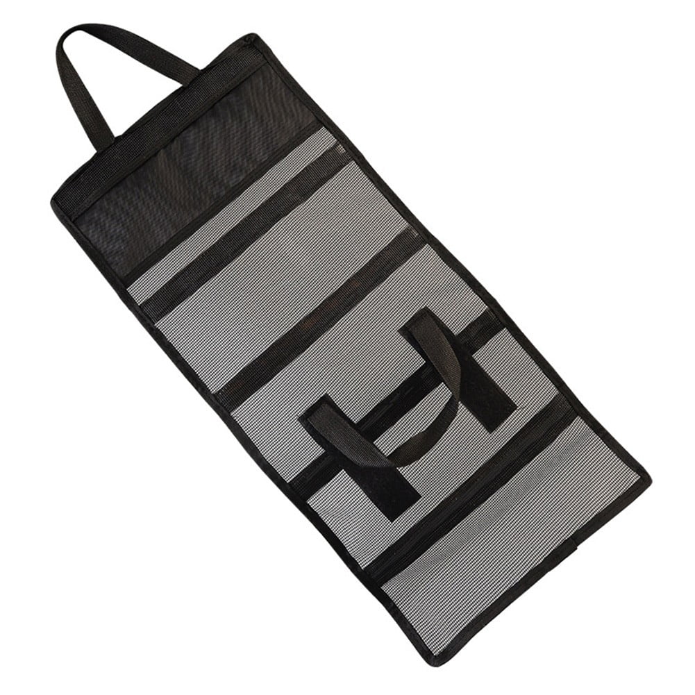 Foldable Fishing Gear Bag 5-Layer Large Capacity Lure Storage Organizer PVC Bait Tackle Box Waterproof