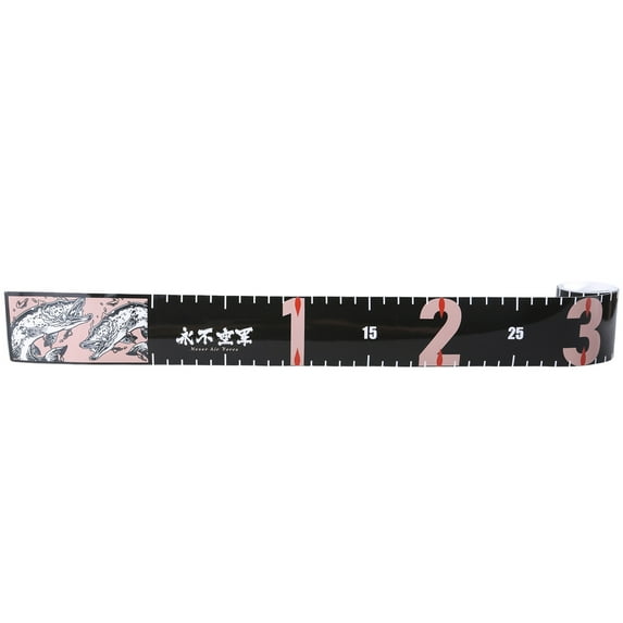 Foldable Fishing Measurement Tape Waterproof Fish Measuring Ruler Sticker Decals Tape Fish Ruler Sticker Easy to Use