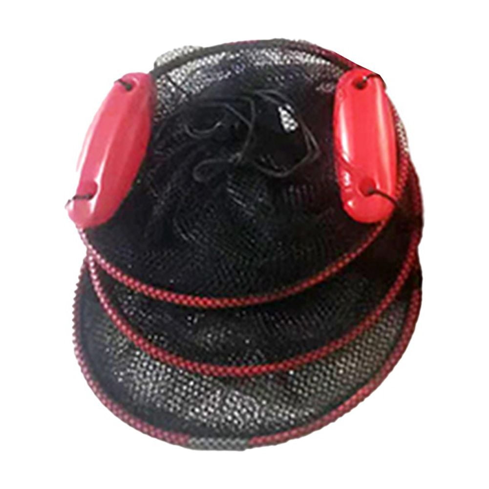 Aventik Floating Fish Basket Nylon Net Cage For Live Bait Storage Kayak Fishing Accessories 15 7in 40cm Height 9 8 Diameter Diameter Of The Bottom 9 8 25cm