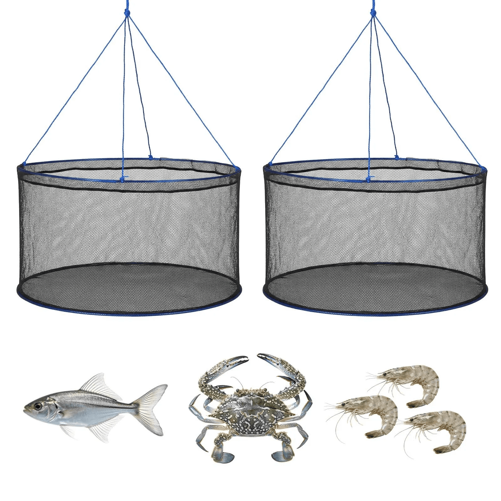 drop net for fish Tacklurenet Foldable Pier Fishing It is also easy to carry when wading VEVOR Foldable Fishing Net Landing