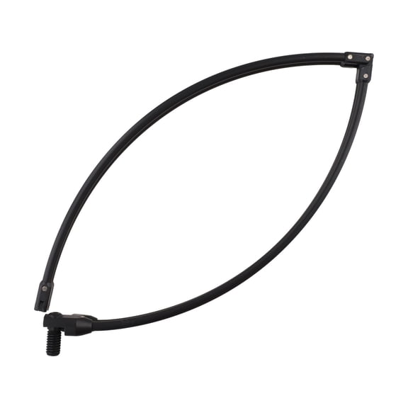 Foldable Fishing Rod with Telescoping Action, Made from Carbon Fiber for Strength and Lightweight Handling (Foldable ring)