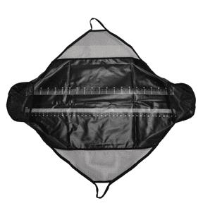 Foldable Fishing Unhooking Mat, Portable Fish Weigh & Measure Sling, Heavy Duty Waterproof Fish Bag with Measuring Ruler for Outdoor Angler Fishing
