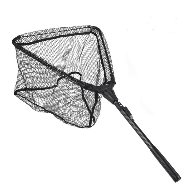 Fish Landing Net Thick Fishing Net Portable Fish Land Net Outdoor Fishing Net Replacement Net, Size: 40x40cm