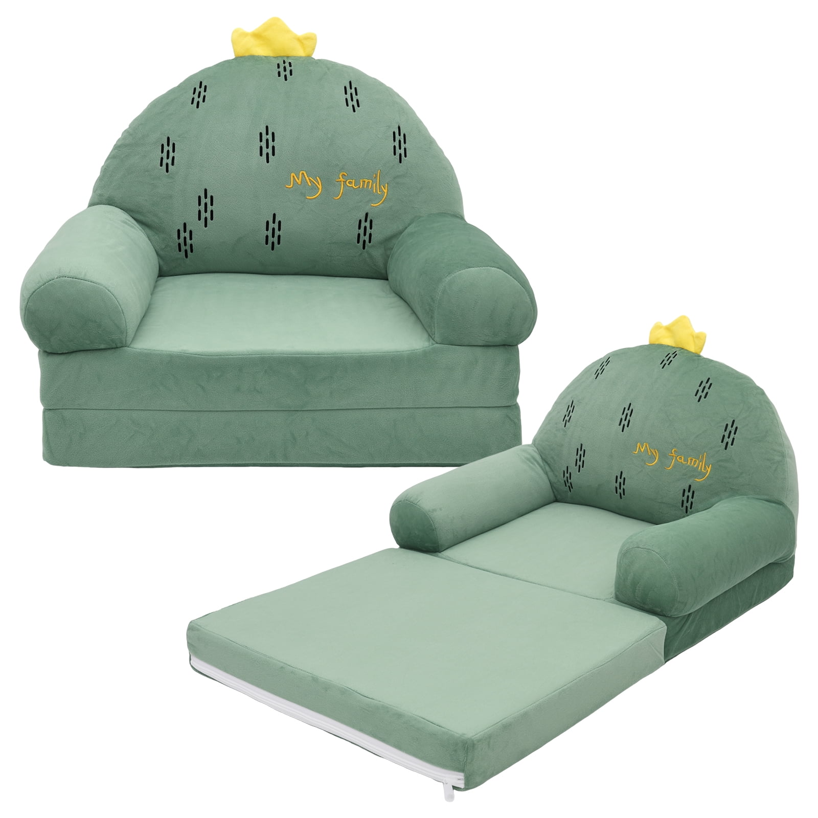 Two In One Chair Foldable Flip-Out Chair - 2-in-1 Convertible Chair to Lounger Sofa ...
