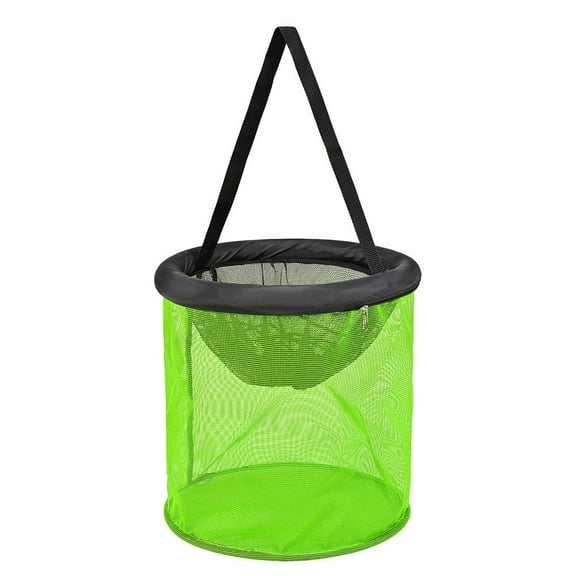 Foldable Floating Fish Basket Rubber Coating/Quick Dry Underwater Net Pocket Floating Fishing Net Accessories