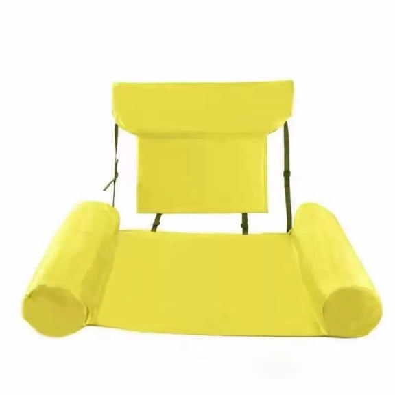 Foldable Floating Water Hammock Float Lounger Inflatable Pool Mat Floating Recliner Bed Swimming Air Mattress Pool Accessories