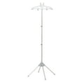 thumbnail image 1 of Foldable Floor Ironing Board, Plastic Standing Rack, Portable Household Ironing Station for Clothes, Gray, 1 of 5