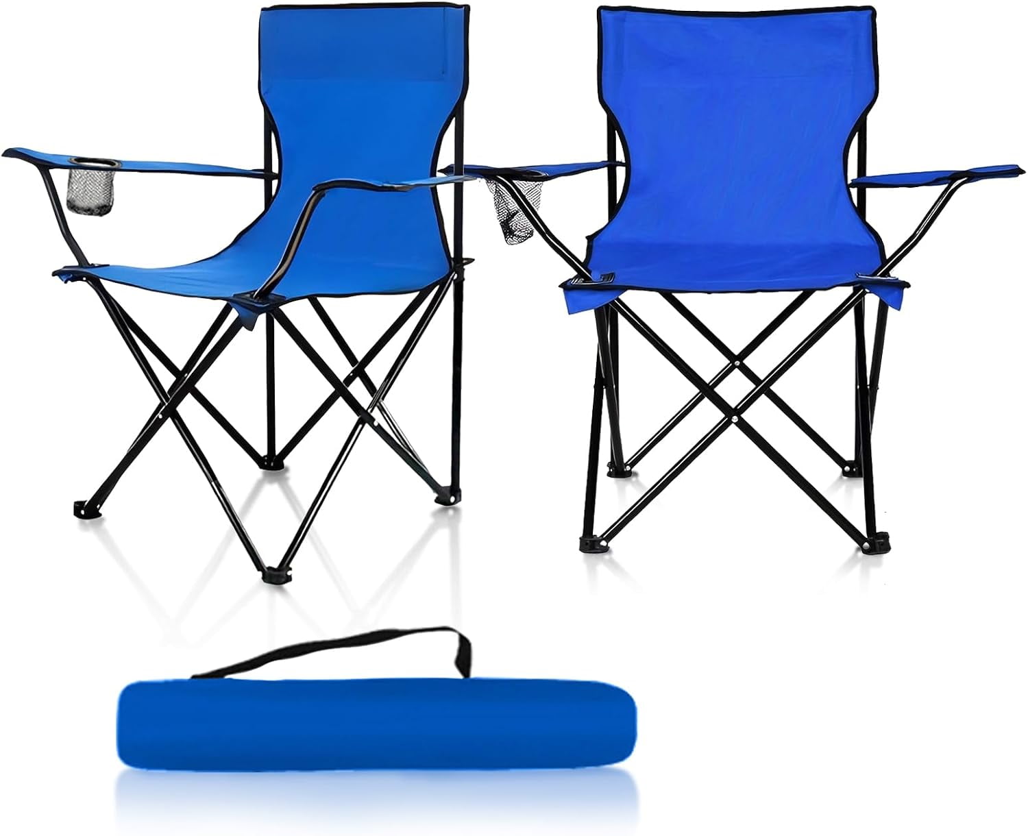 Foldable Folding Chair Set of 2,Lightweight Camping Chair for Adults ...