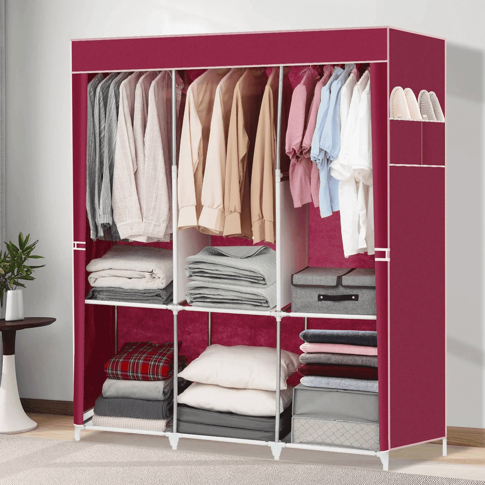 Clothes Closet for Bedroom Portable Wardrobe Closet For Home Bedroom ...