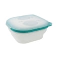 thumbnail image 1 of Foldable Food Container With Panda Design Silicone Airtight Storage Leakproof Microwave & Dishwasher Kitchen Organizer (6.4x6.4x1.6”), 1 of 8