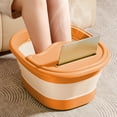 thumbnail image 1 of Foldable Foot Bath Bucket with Lid, Portable Foot Spa with Massage Acupoints, Collapsible Design for Easy Storage and Travel, Large Capacity Foot Soaker, 1 of 6