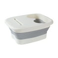 thumbnail image 1 of Foldable Foot Bath Bucket With Handle and Lid, Portable Massage Acupoints Spa Bucket for Home Use, 1 of 8