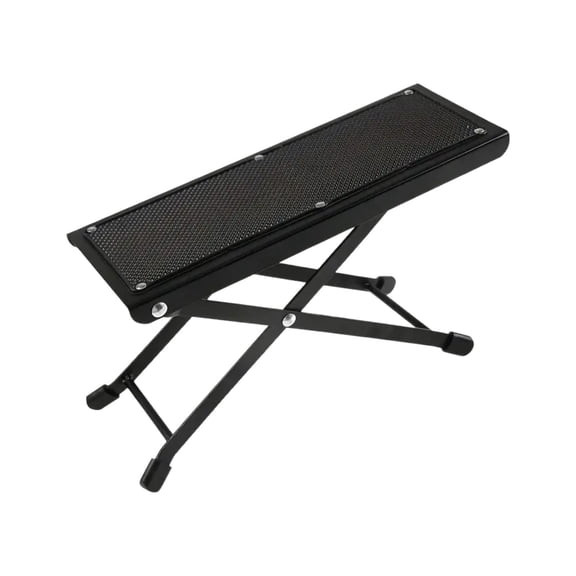 Foldable Foot Rest, Adjustable Spa Foot Stand, Non-Slip Sturdy Foot Care Stand for Easy Home Pedicures, Beauty Pedicure Stool Tool Black