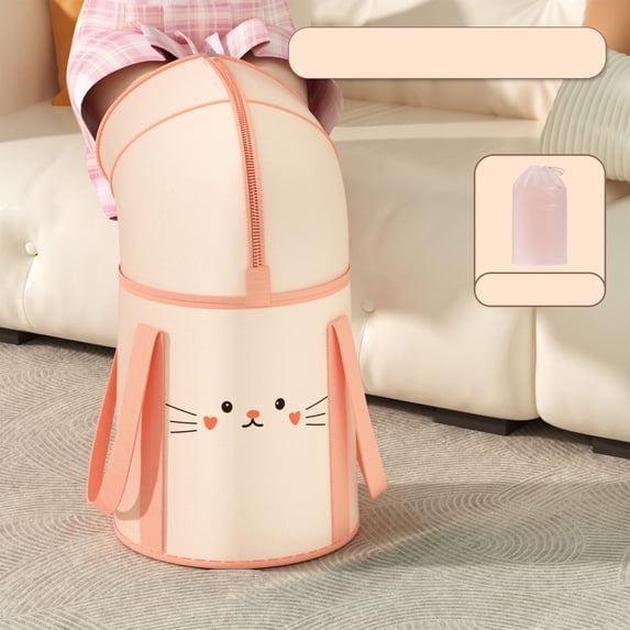 Foldable Foot Soak Basin Bucket, Large Capacity Portable Collapsible Wash Tub with Carry Handles, Heat Resistant up to 194°F for Home Spa and Travel