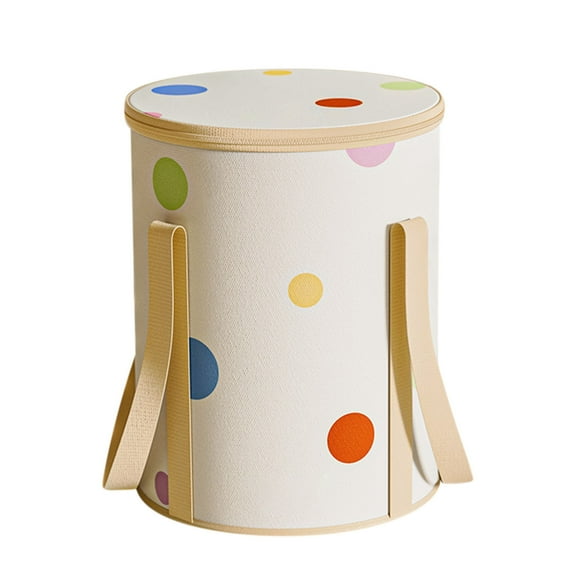 Foldable Foot Soaking Bucket Large Capacity 32x37cm Portable Water Basin with Tote Handles Heat- Up to 90°C Includes Storage Bag