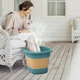 thumbnail image 1 of Foldable Foot Spa Bath Bucket | Large Portable Foot Soaking Tub for Home & Travel | Retractable Design Saves Space | Includes 1 Footbath, 1 of 6