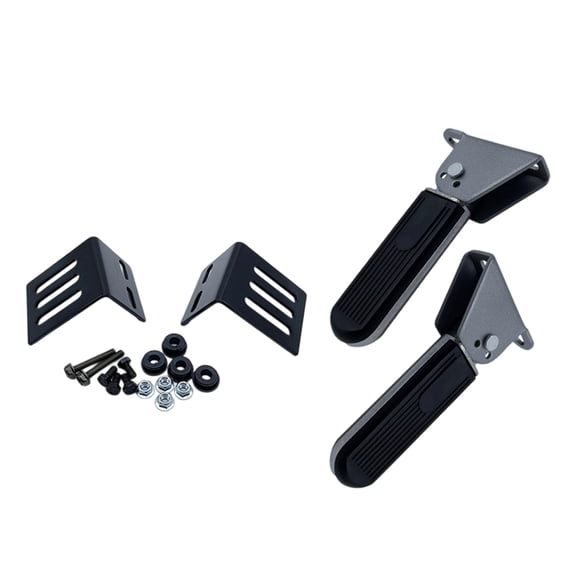 Foldable Footpegs Replacement Pedals Electric Bike Modified Front Pedals Folding Footrest for E Bike Scooter